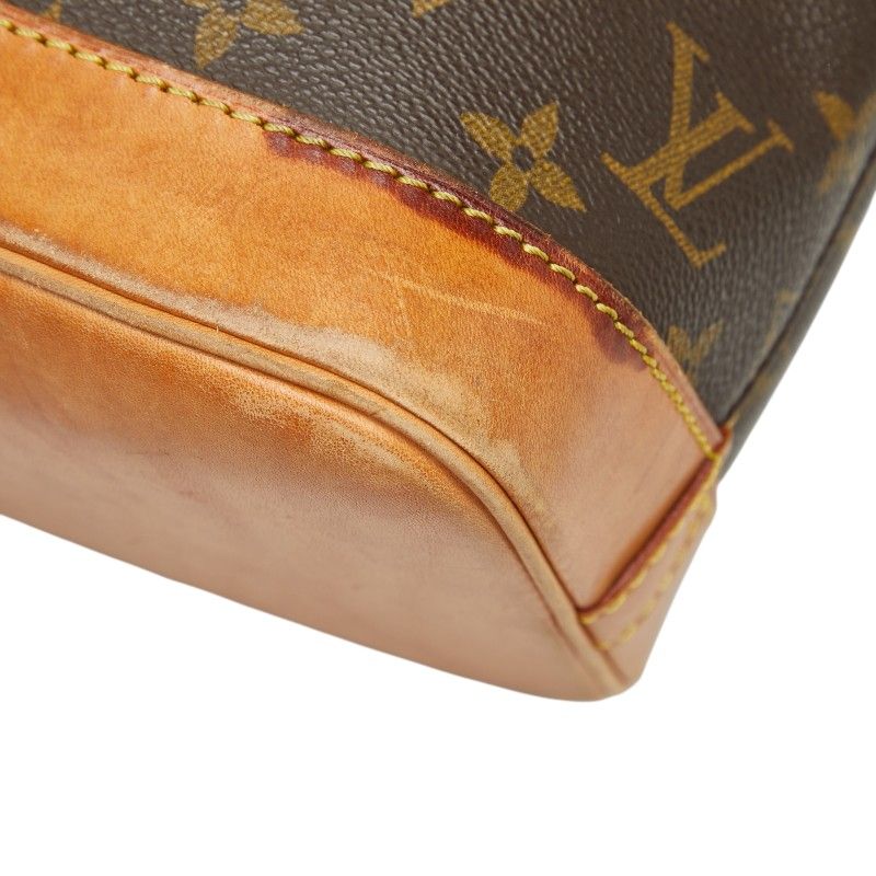 Louis Vuitton Monogram Alma PM Handbag Brown Leather — view 6