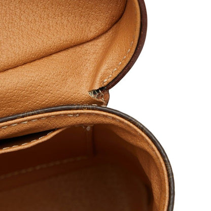 Celine Macadam Vanity Shoulder Bag 2-Way Brown Leather — view 8