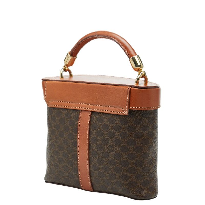 Celine Macadam Vanity Shoulder Bag 2-Way Brown Leather — view 2