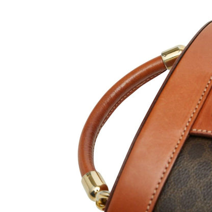 Celine Macadam Vanity Shoulder Bag 2-Way Brown Leather — view 6