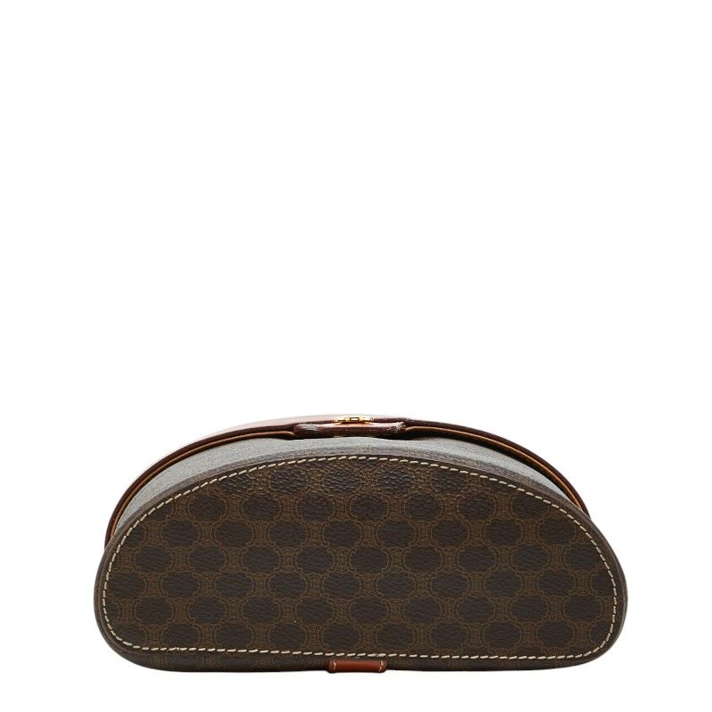 Celine Macadam Vanity Shoulder Bag 2-Way Brown Leather — view 3