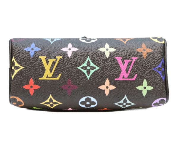 Louis Vuitton Takashi Murakami Multicolor Noir Nano Speedy Handbag — view 5
