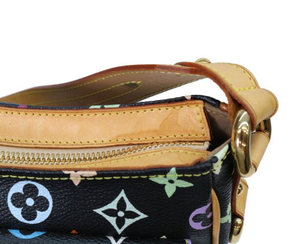 Louis Vuitton Monogram Multicolor Noir Lodge PM Shoulder Bag — view 7