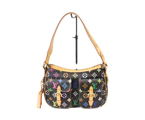 Louis Vuitton Monogram Multicolor Noir Lodge PM Shoulder Bag