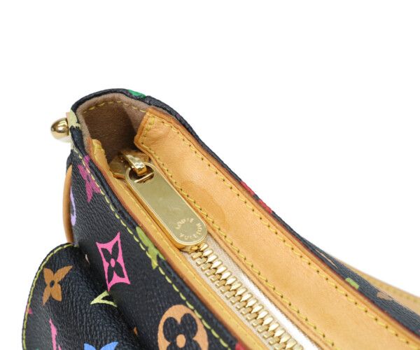 Louis Vuitton Monogram Multicolor Noir Lodge PM Shoulder Bag — view 8