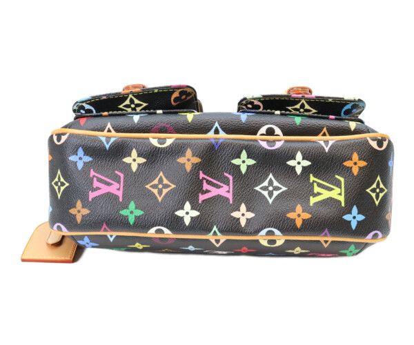 Louis Vuitton Monogram Multicolor Noir Lodge PM Shoulder Bag — view 5
