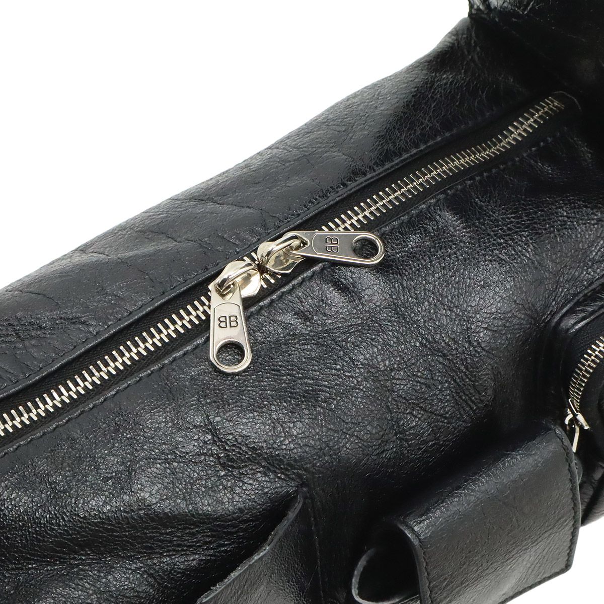 Balenciaga Super Business XS Shoulder Bag Leather Black — view 5