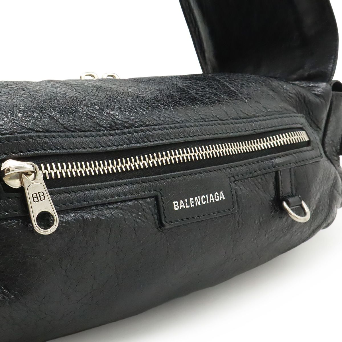 Balenciaga Super Business XS Shoulder Bag Leather Black — view 8