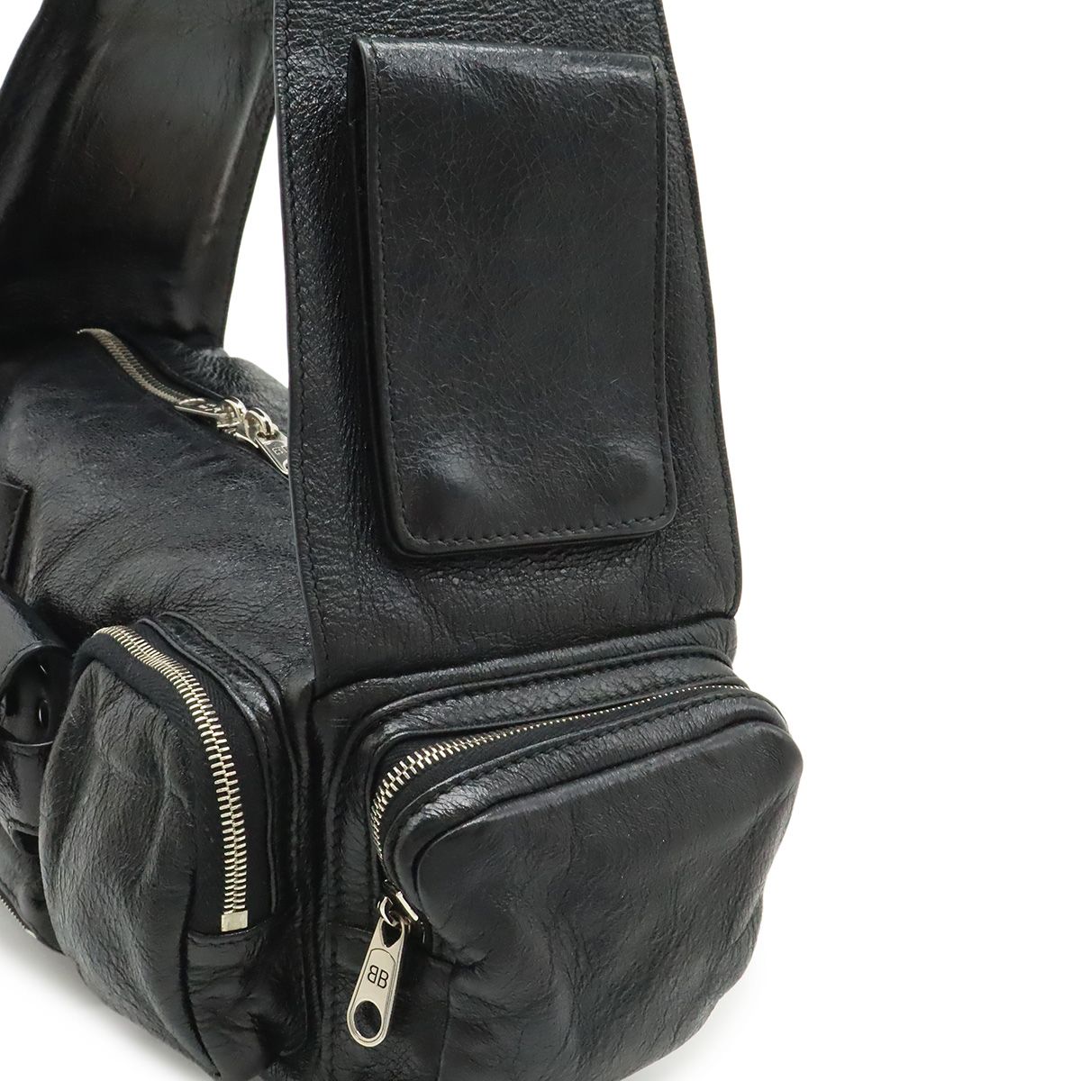 Balenciaga Super Business XS Shoulder Bag Leather Black — view 7