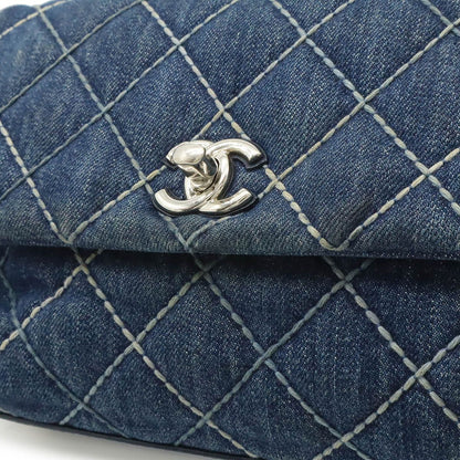 Chanel Wild Stitch Top Handle Flap Bag Coco XS Handbag 2-Way Chain Shoulder Bag — view 7