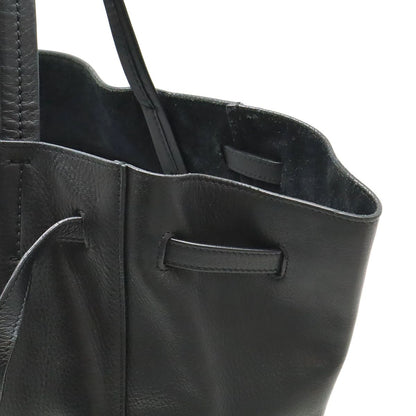 Celine Cabas Phantom Small Tote Bag Shoulder Semi Leather Black — view 4