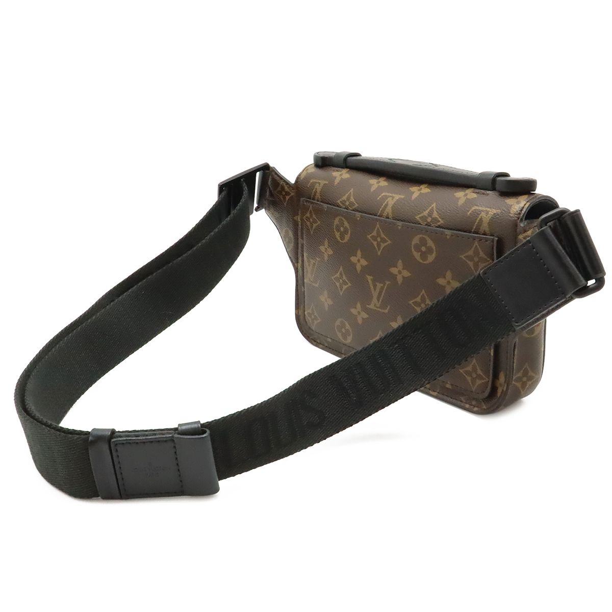 Louis Vuitton Monogram S Lock Sling Bag Leather Noir Black — view 2