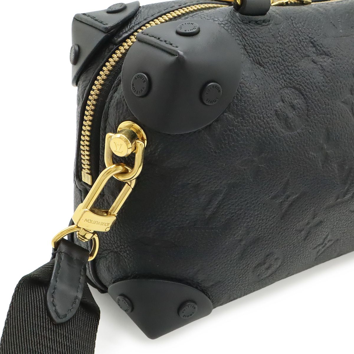 Louis Vuitton Monogram Empreinte Petite Malle Souple 2-Way Shoulder Bag Noir — view 7