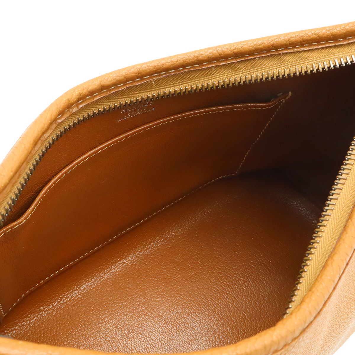 Hermes Berline PM Shoulder Bag Veau Epsom Brown Silver — view 7
