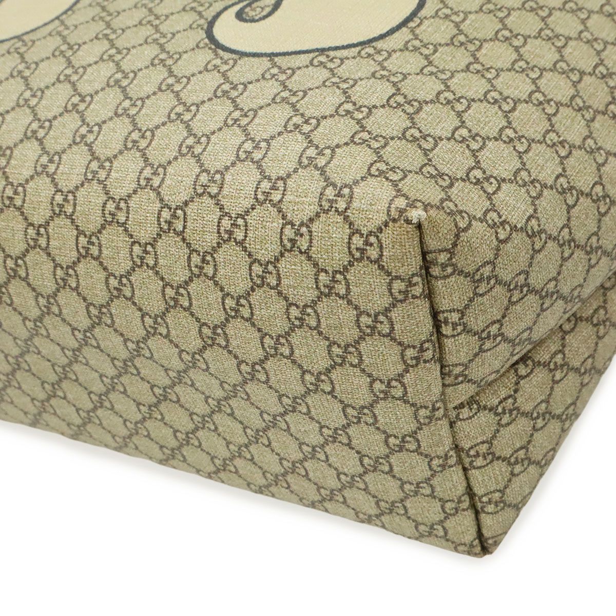 Gucci Micro GG Children's Line Tote Mini Handbag Leather Beige — view 3