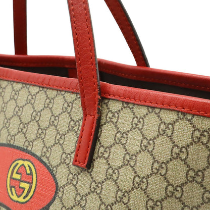 Gucci Micro GG Children's Line Tote Mini Handbag Leather Beige — view 8