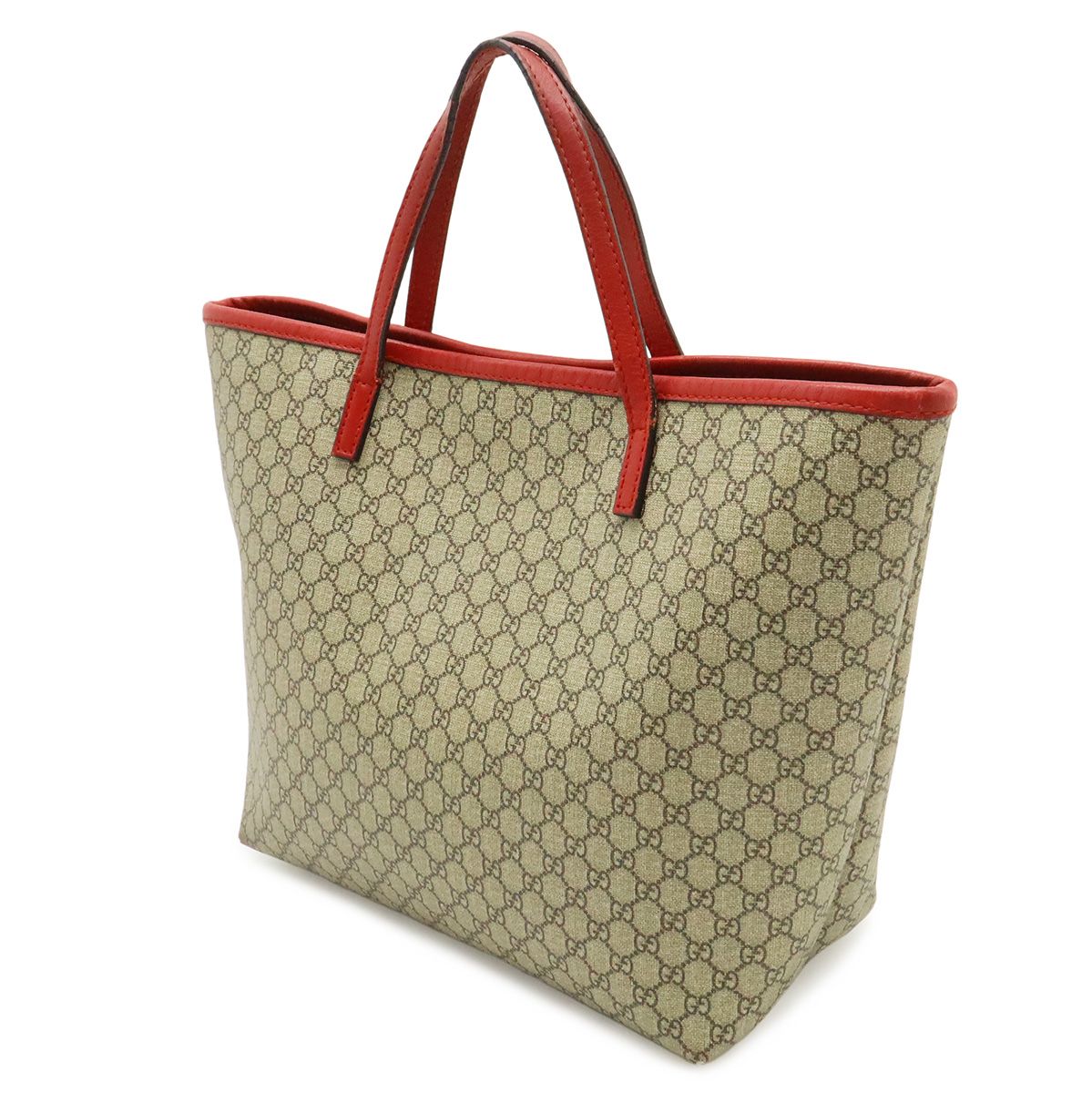 Gucci Micro GG Children's Line Tote Mini Handbag Leather Beige — view 2