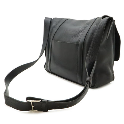 Hermes Steve Besace 35 Shoulder Bag Crossbody Taurillon Clemence Leather Black — view 2