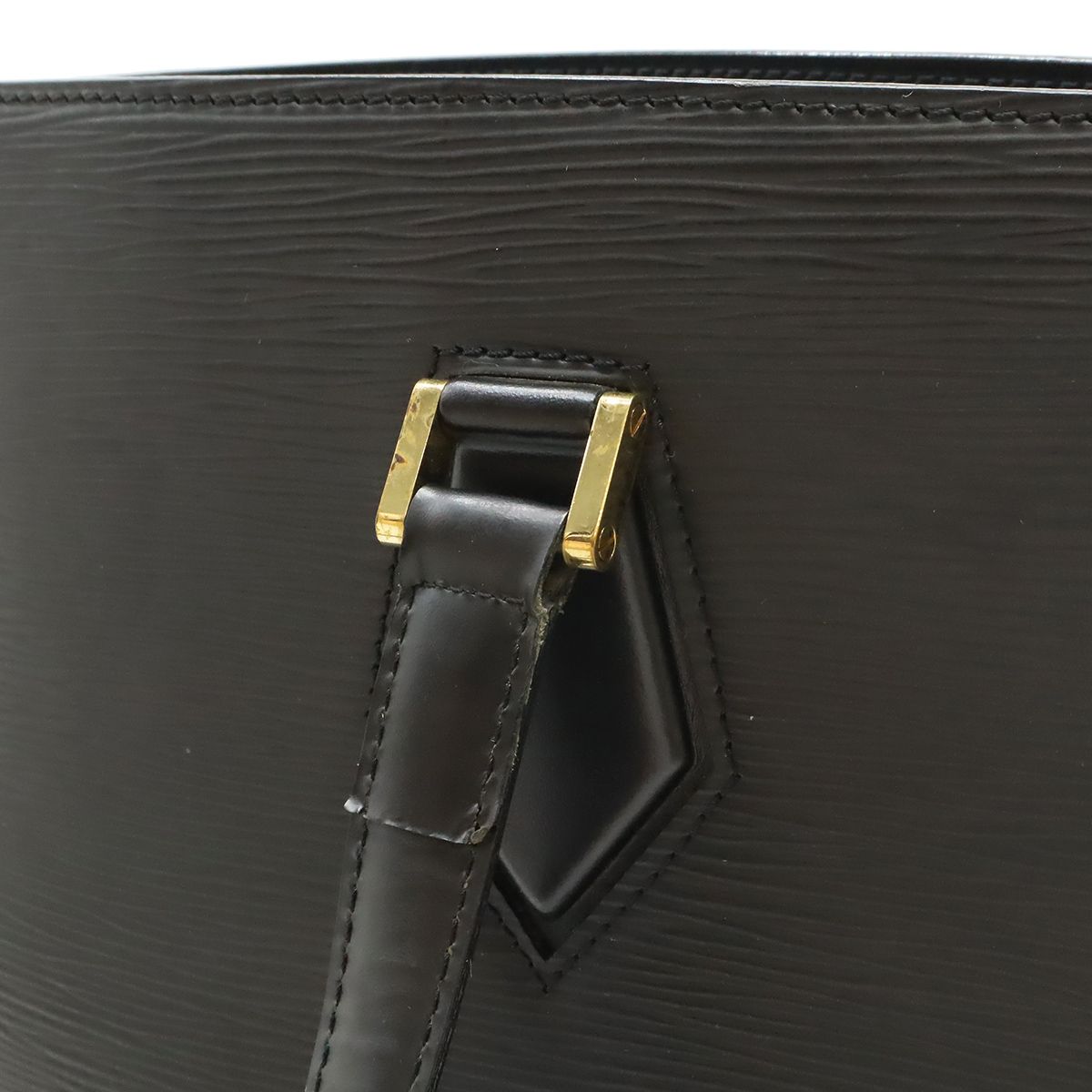 Louis Vuitton Epi Duplex Tote Bag Shoulder Noir Black — view 8