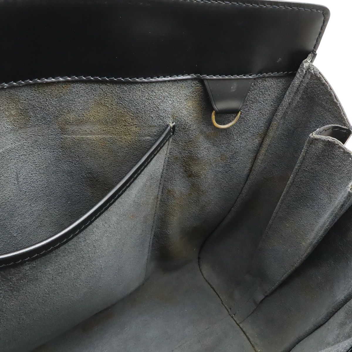 Louis Vuitton Epi Duplex Tote Bag Shoulder Noir Black — view 6