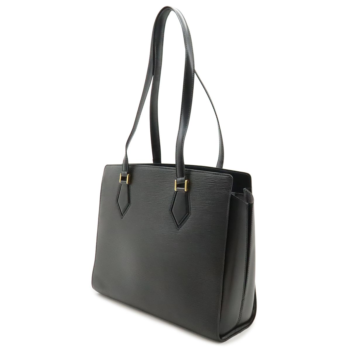 Louis Vuitton Epi Duplex Tote Bag Shoulder Noir Black — view 2