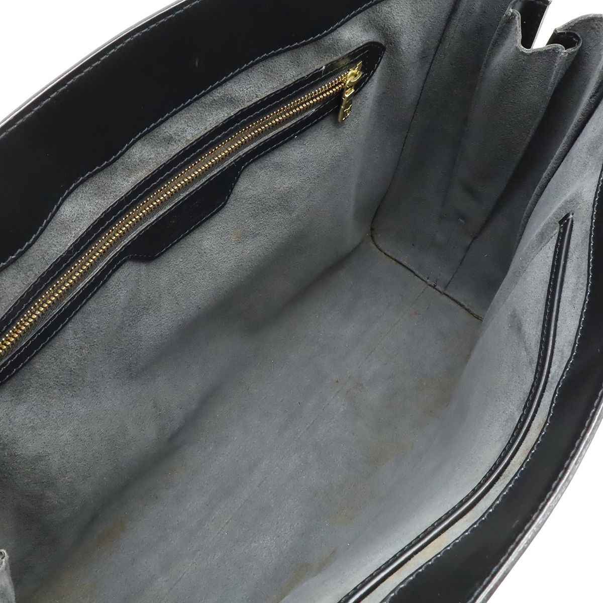 Louis Vuitton Epi Duplex Tote Bag Shoulder Noir Black — view 5