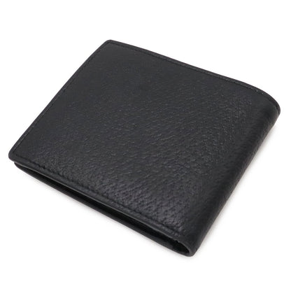 Gucci Animalier Metal Bee Bifold Wallet Leather Black Gold — view 2