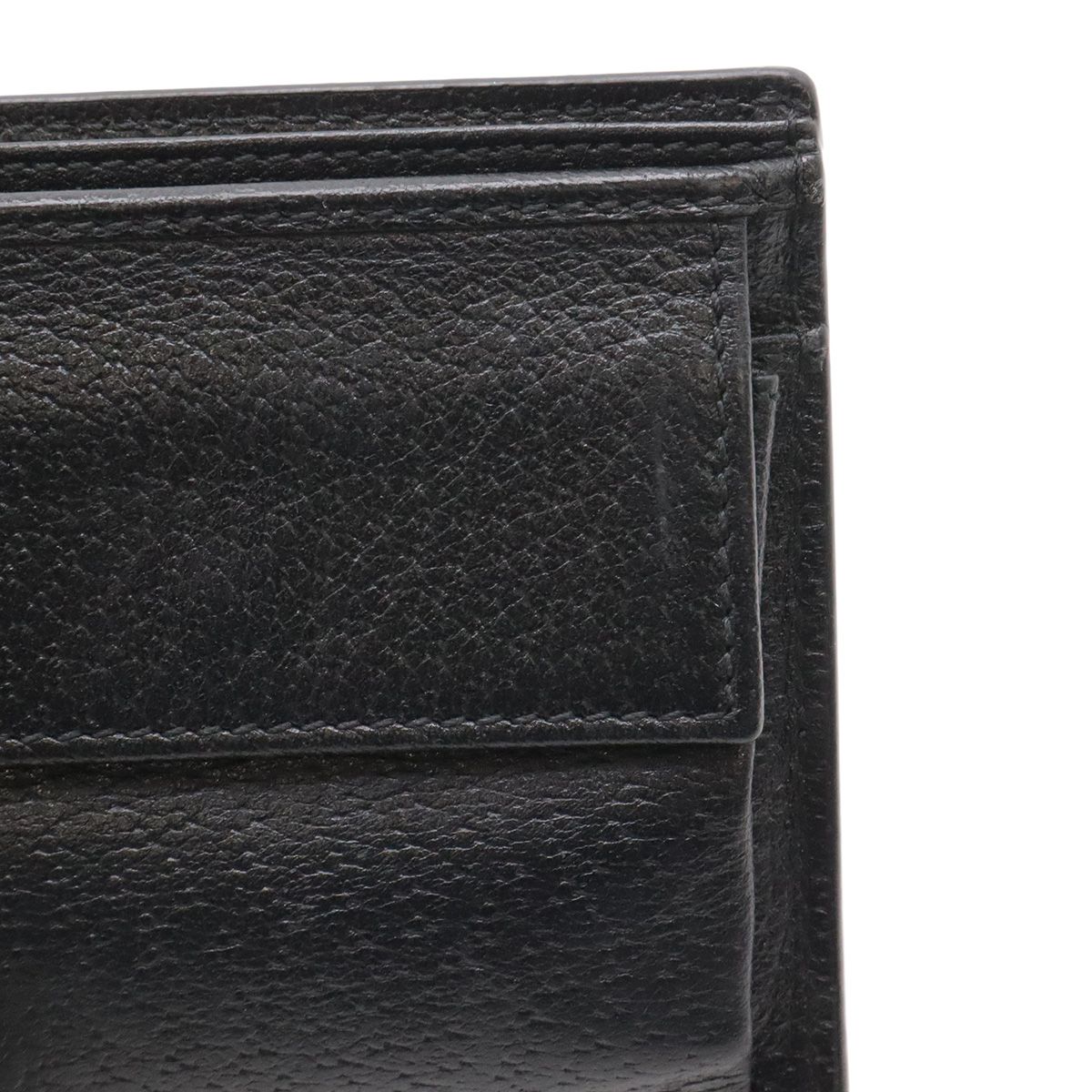 Gucci Animalier Metal Bee Bifold Wallet Leather Black Gold — view 5
