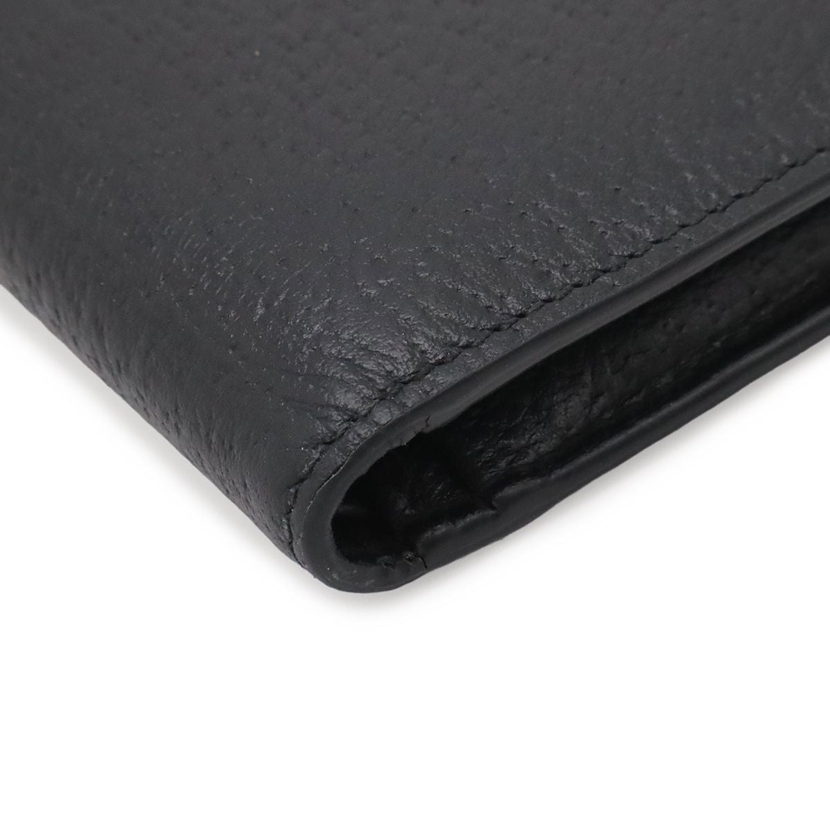 Gucci Animalier Metal Bee Bifold Wallet Leather Black Gold — view 3