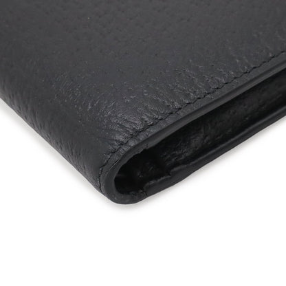 Gucci Animalier Metal Bee Bifold Wallet Leather Black Gold — view 3