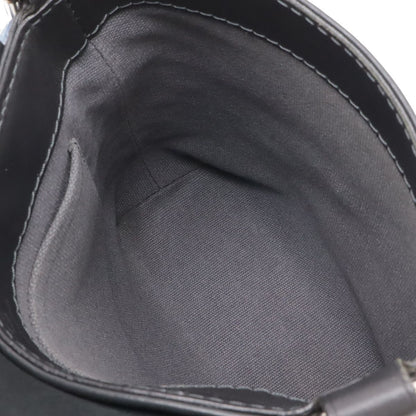 Louis Vuitton Utah Yuma Shoulder Bag Pochette Crossbody Leather Basalt Dark Gray — view 5
