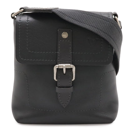 Louis Vuitton Utah Yuma Shoulder Bag Pochette Crossbody Leather Basalt Dark Gray