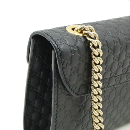 Gucci Micro Guccissima Emily Shoulder Bag Chain Pochette Fringe Tassel Leather — view 4