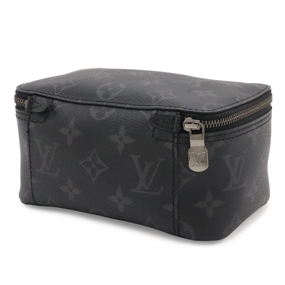 Louis Vuitton Monogram Eclipse Cube de Rangement PM Makeup Pouch Cosmetic Case — view 2