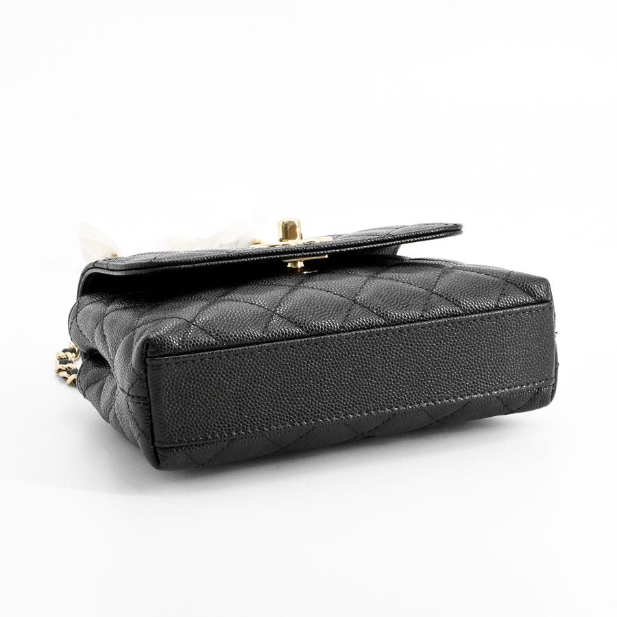Chanel Shoulder Bag Top Handle Mini Flap — view 5