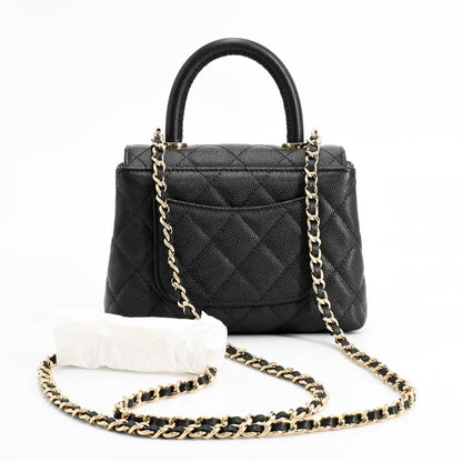 Chanel Shoulder Bag Top Handle Mini Flap — view 3