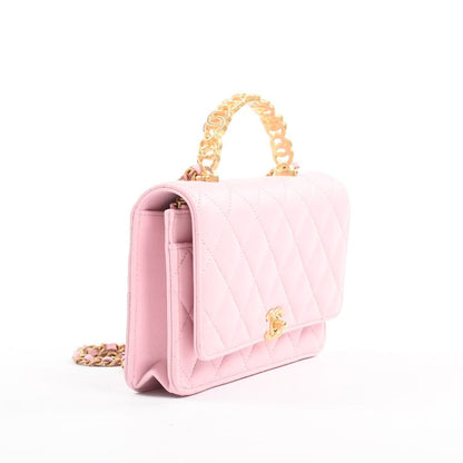 Chanel Chain Wallet Top Handle Shoulder Bag — view 2