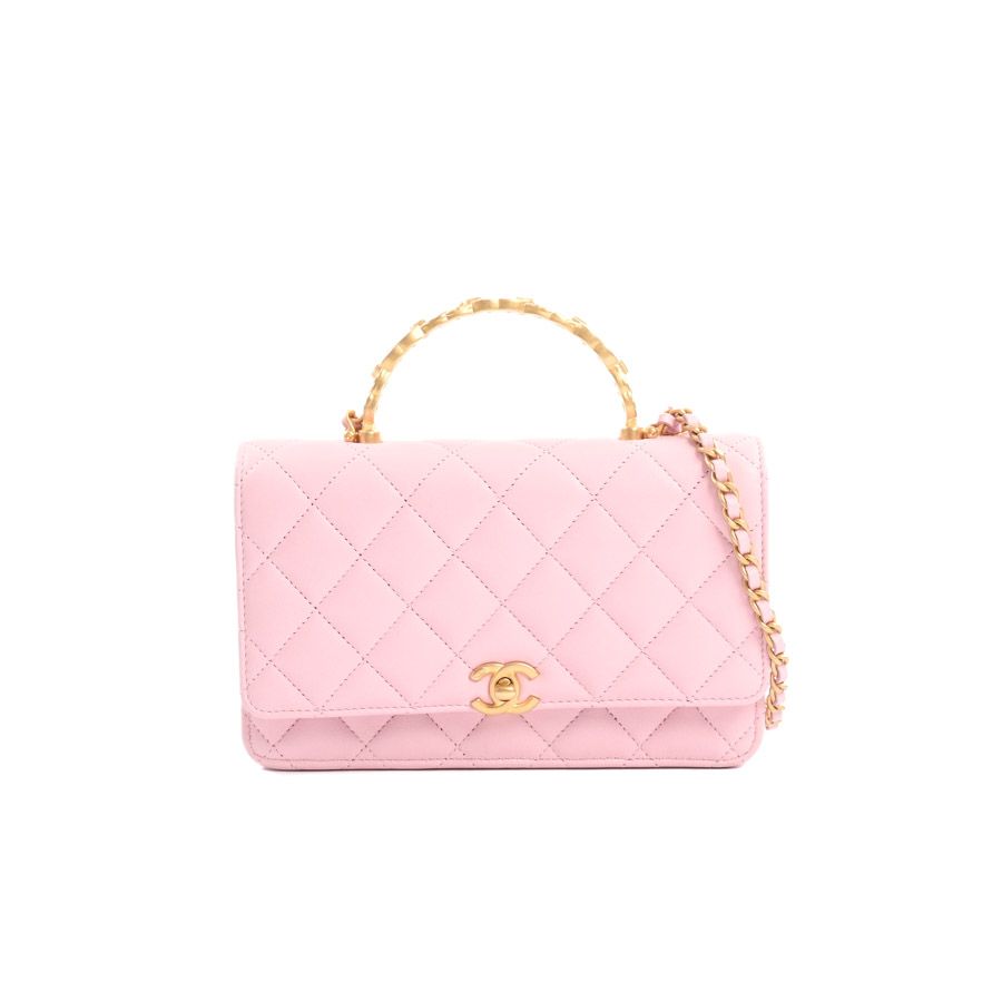 Chanel Chain Wallet Top Handle Shoulder Bag