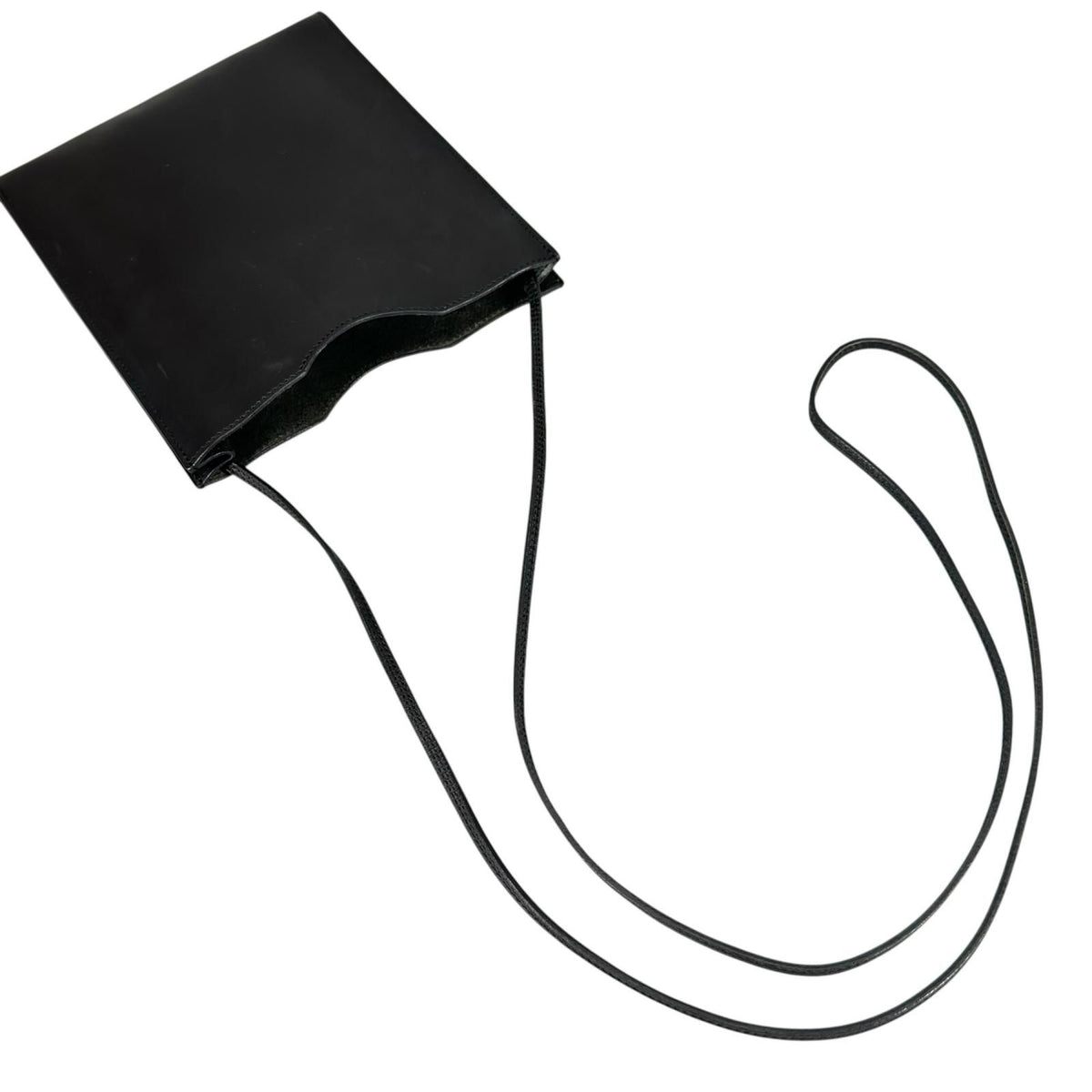 Hermes Onimaitou Box Calf Black Shoulder Bag — view 5