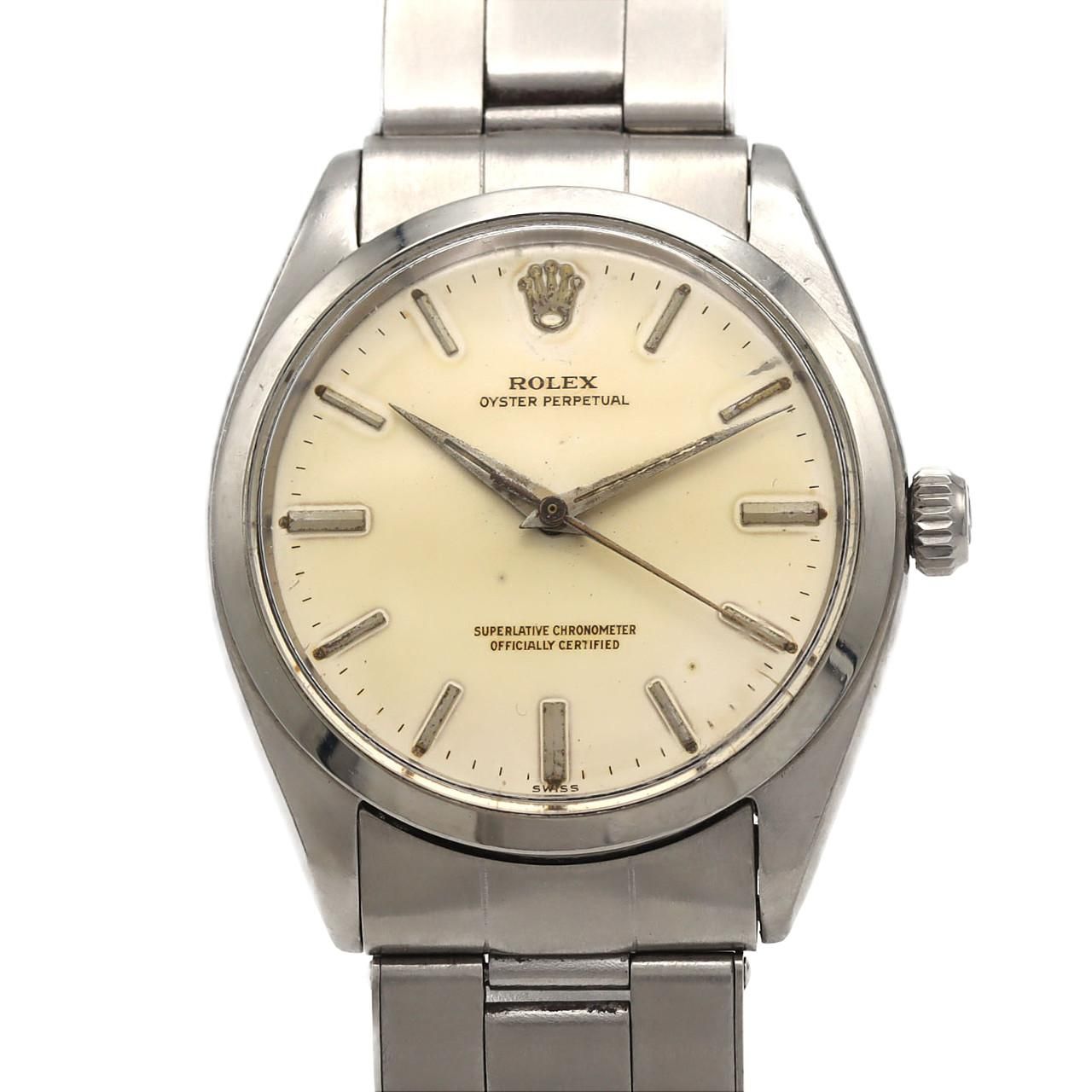 Rolex Oyster Perpetual SS Automatic Watch
