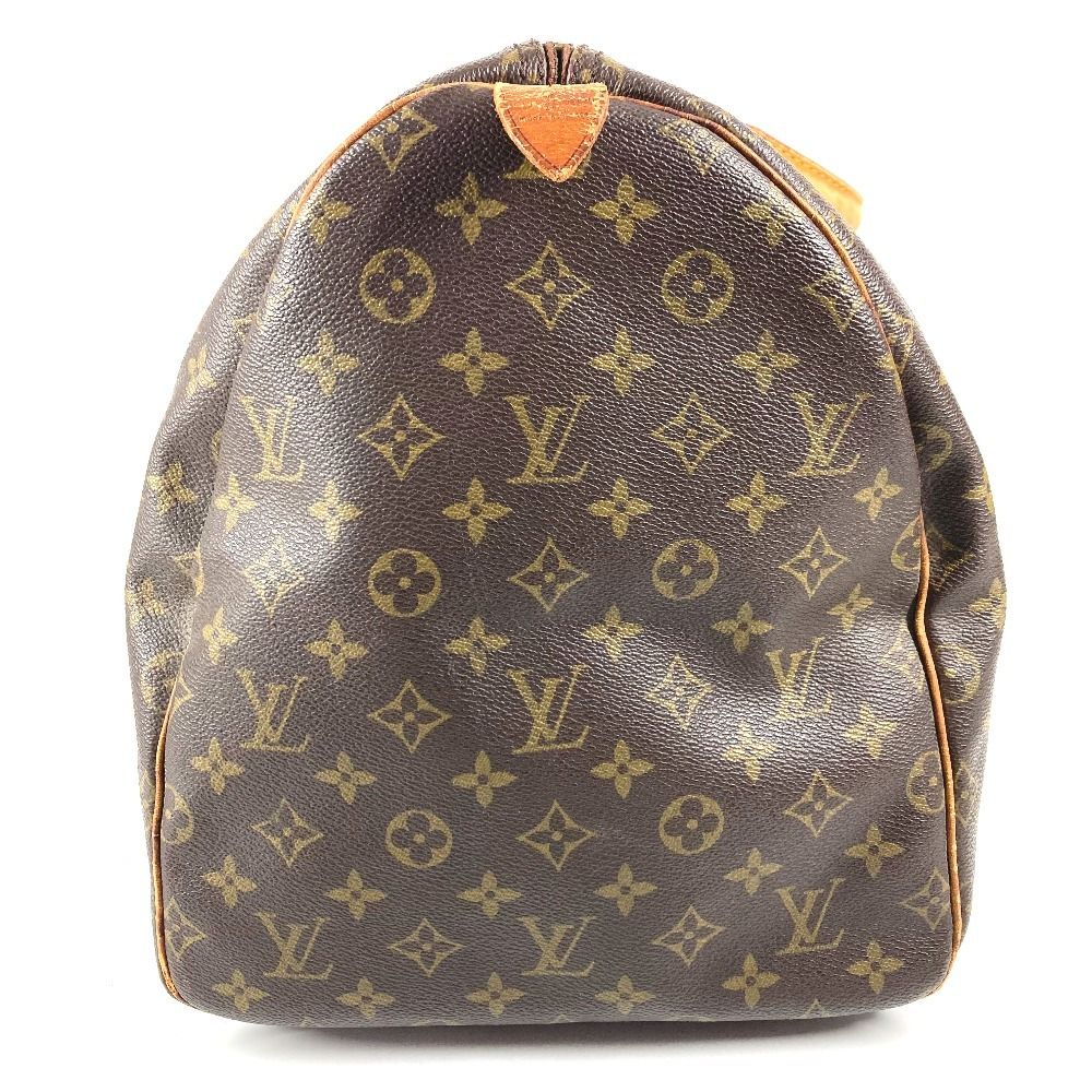 Louis Vuitton Boston Bag Keepall 55 Monogram Canvas Brown — view 4