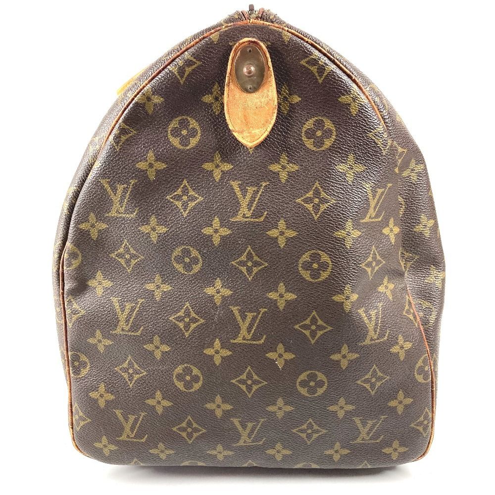 Louis Vuitton Boston Bag Keepall 55 Monogram Canvas Brown — view 3