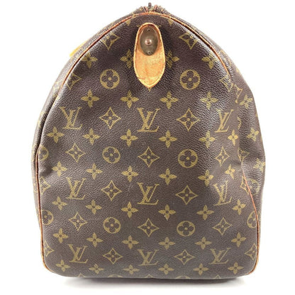 Louis Vuitton Boston Bag Keepall 55 Monogram Canvas Brown — view 3