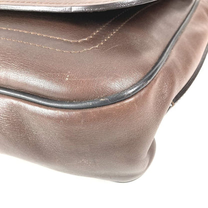 Louis Vuitton Shoulder Bag Omaha Utah Leather Cafe Brown — view 6