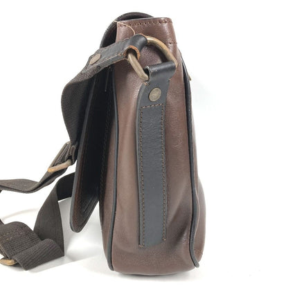 Louis Vuitton Shoulder Bag Omaha Utah Leather Cafe Brown — view 3