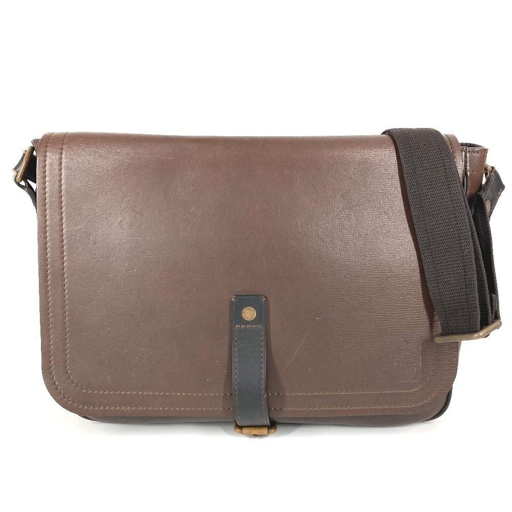 Louis Vuitton Shoulder Bag Omaha Utah Leather Cafe Brown