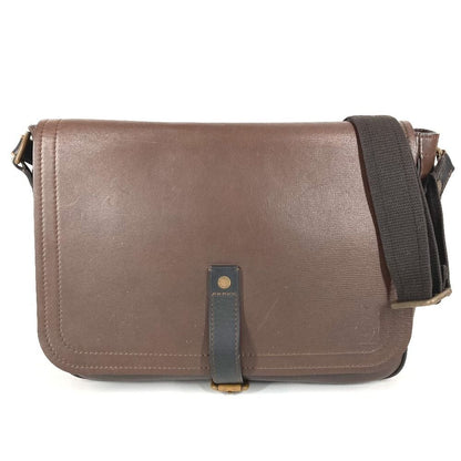 Louis Vuitton Shoulder Bag Omaha Utah Leather Cafe Brown