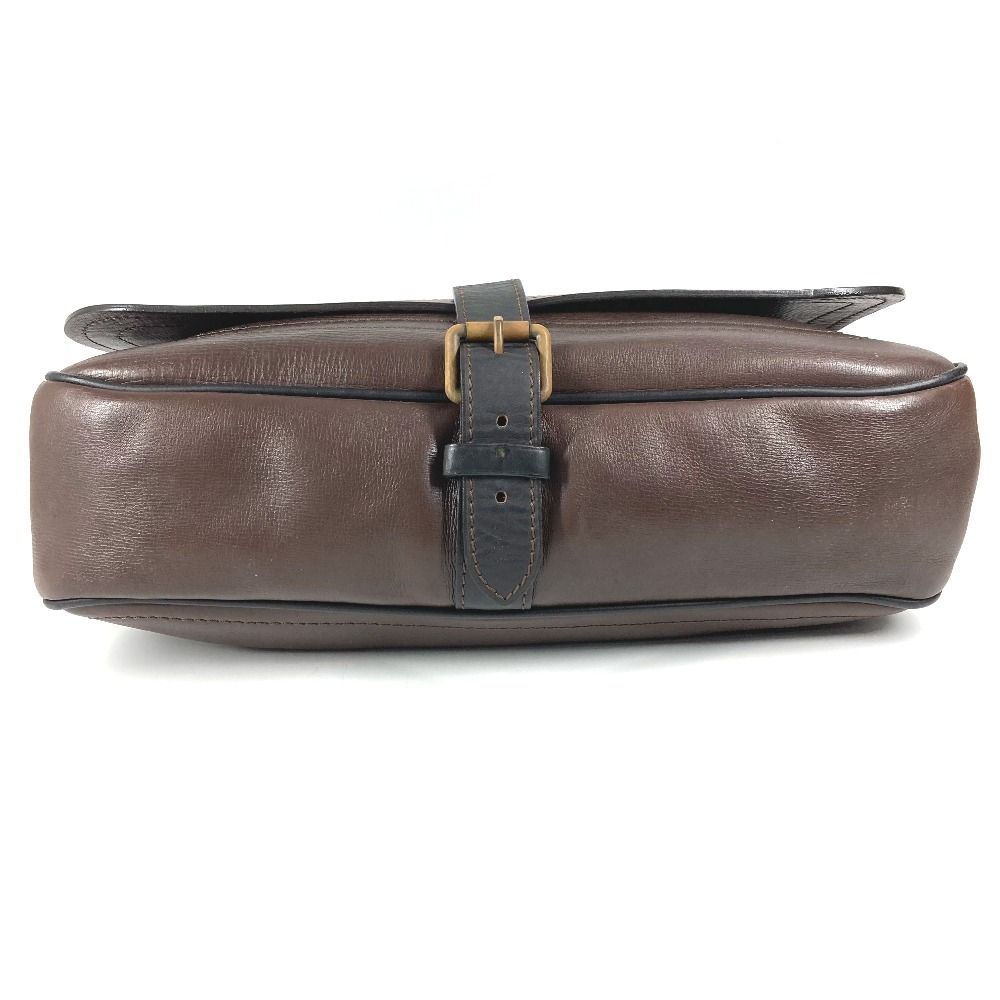 Louis Vuitton Shoulder Bag Omaha Utah Leather Cafe Brown — view 5