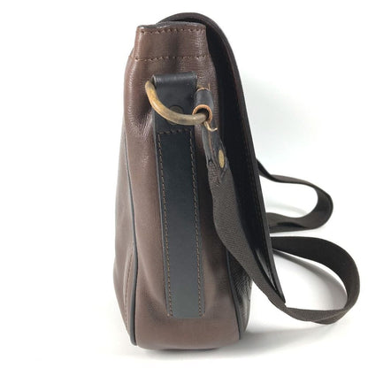 Louis Vuitton Shoulder Bag Omaha Utah Leather Cafe Brown — view 4