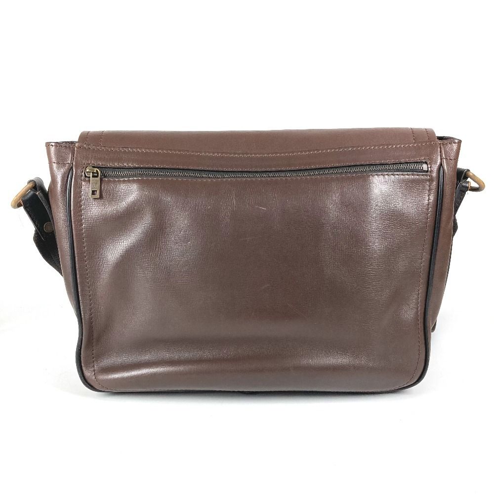 Louis Vuitton Shoulder Bag Omaha Utah Leather Cafe Brown — view 2